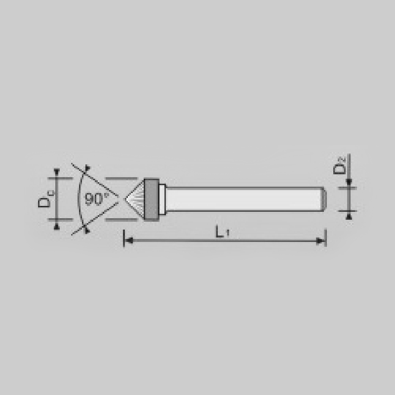 Shape KSK-90° Conical