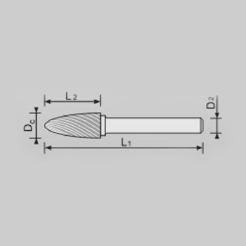 Shape RBF-Cylindrical With Radius End